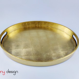 Oval lacquer tray  28*40 cm 